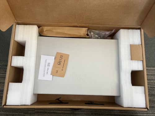 NEW Cisco Meraki MS120-24P-HW MS120 24x GbE PoE+ Switch, Unclaimed - Picture 2 of 2