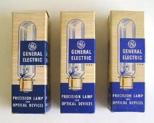 Lot Of 3 NOS GENERAL ELECTRIC EAD & EAK FLASHTUBE MODELING BULBS