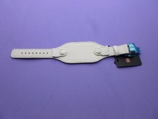 Genuine Michele 18 mm White Deco Alligator Watch Band Strap New