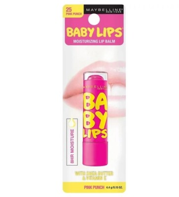 Baby Lips 25 Pink Punch Moisturizing Lip Balm, Maybelline New York New