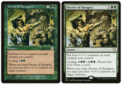 MTG SCG AFC Decree of Savagery NM - MINT (SELECT) | eBay