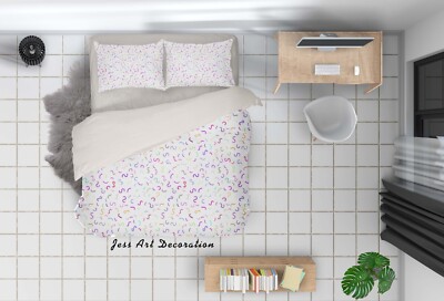 3D Geometric Colorful Pattern Quilt Cover Set Bedding Sets Pillowcases 64