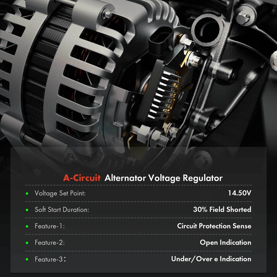 Alternator Voltage Regulator for Nissan Altima 94-97 Sentra Pathfinder 14.50V - Image 2 of 4