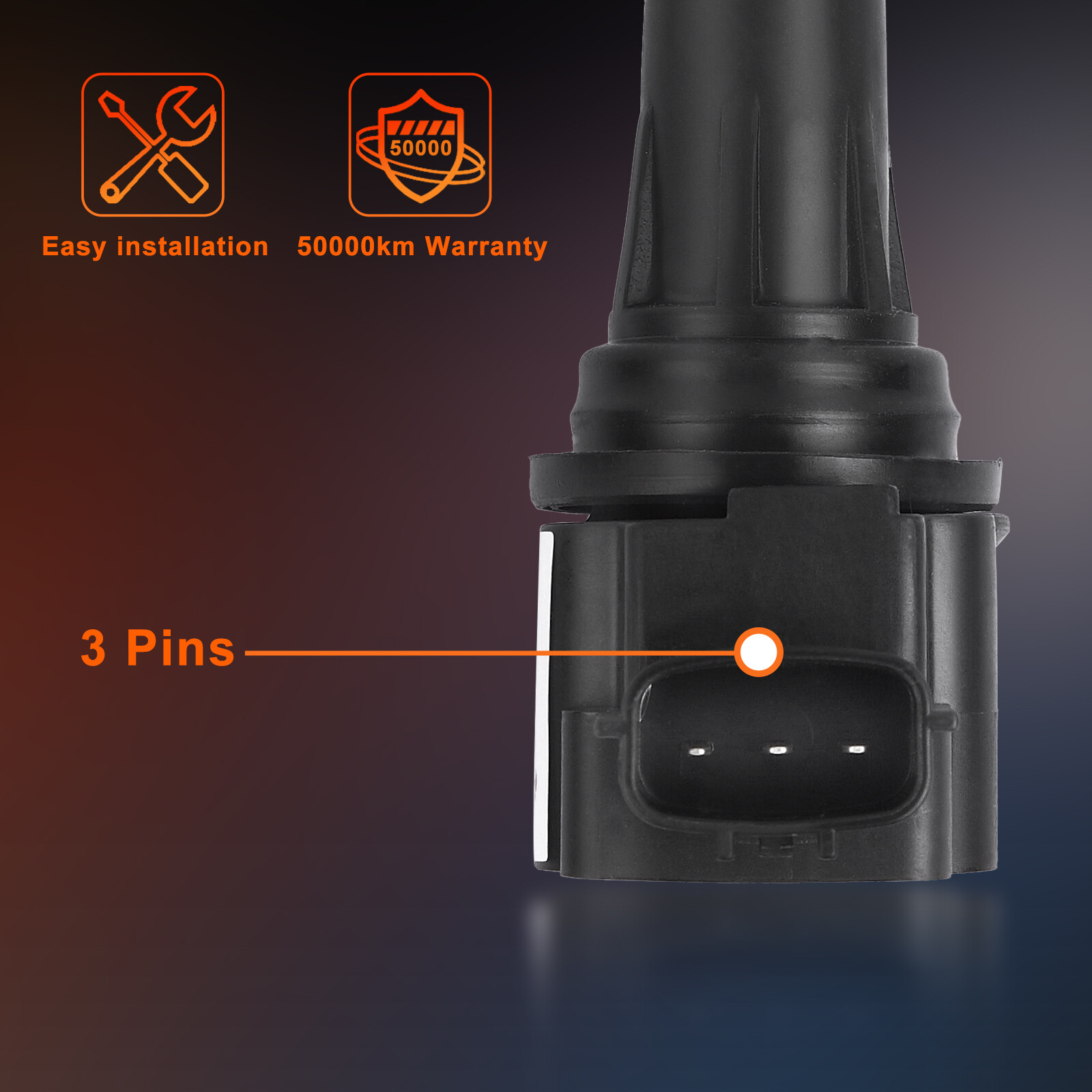 6 Ignition Coil Pack UF617 For Infiniti G37 M37 Q50 Q60 Q70 Nissan 370Z