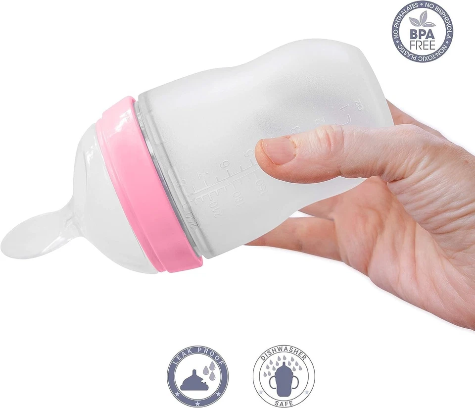 Pack de 2 accesorios de cuchara exprimidora para biberón Comotomo. Libre de BPA. Foto 3 de 3