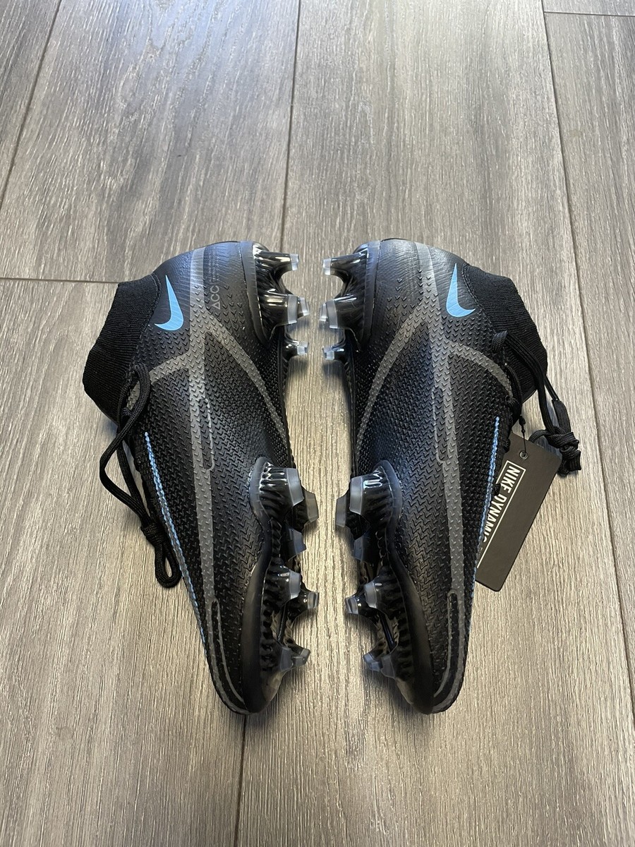 Nike Phantom GT2 Elite DF FG Black Blue Soccer Cleats Mens  display picture 1