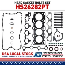 Full Gasket Set & Head Bolts Fits 99-06 Kia Optima Hyundai Santa Fe 2.4L DOHC