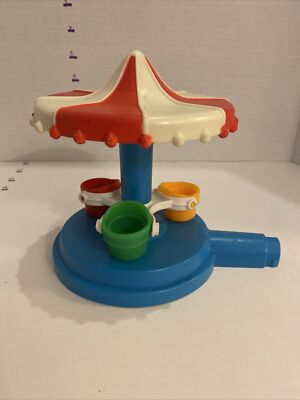 VTG Disneyland Train Set Replacement Merry Go Round Playmates 1986 Disney Mickey