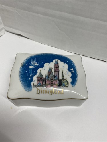 Vintage 1960’s Disneyland Souvenir Trinket Box/trays Tinker Bell - Picture 8 of 14
