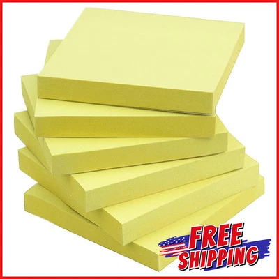 POST IT STICKY NOTES PAD 3x3 Early Buy Bright Color Self Stick 100 Sheet 6 Pads