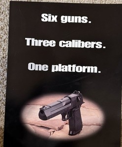 1996 Desert Eagle/Magnum Research vintage brochure 