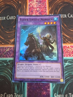 Yugioh Elder Entity Norden CT12-EN003 Super Rare Limited Near Mint