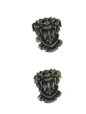 Vintage Fleur-de-lis Crest Cufflinks Pat. Pend. Men's Formal Wear Accessory