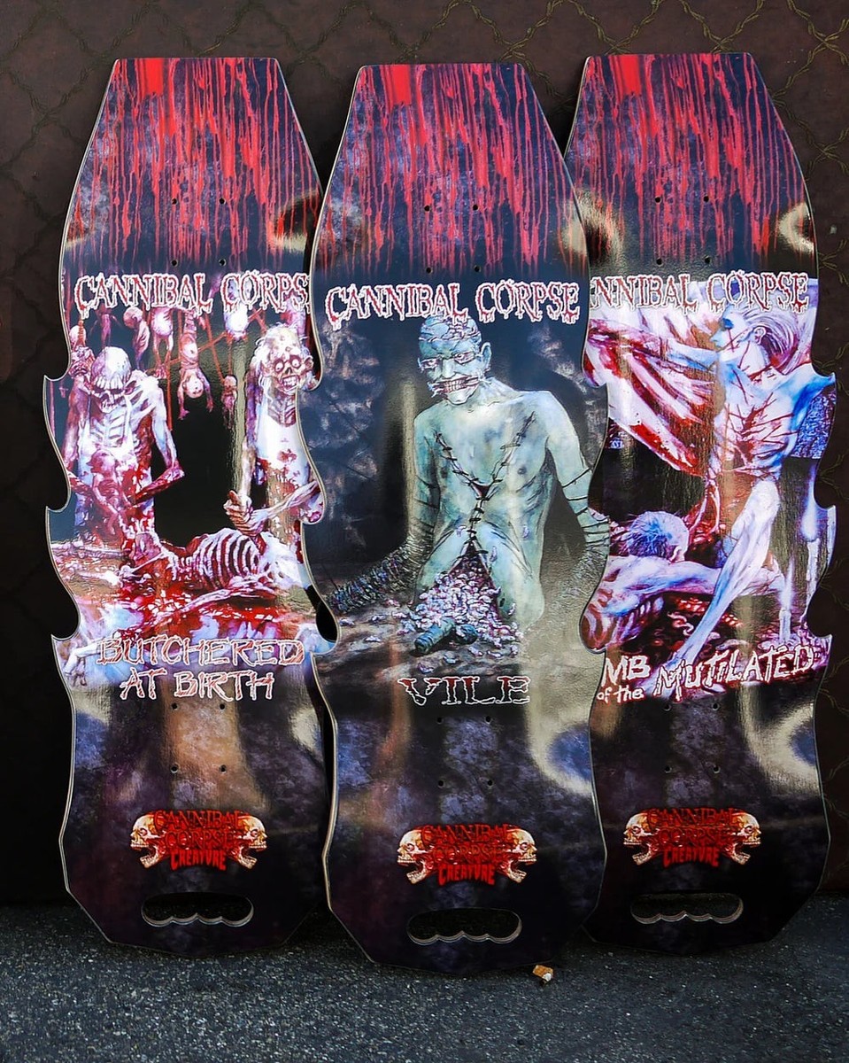 Creature x Cannibal Corpse EXPLICIT Censored Blind Bag Skateboard