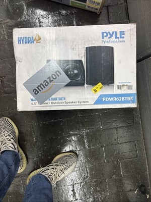 Pyle Waterproof & Bluetooth 6.5'' Indoor/Outdoor Speaker, Black, PDWR62BTBK
