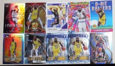 LeBron James Los Angeles Lakers 10 CARD LOT SEE PICTURES NICE LOT