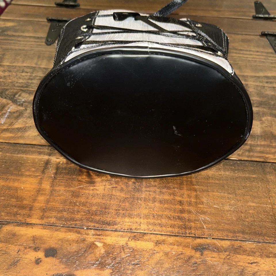 Bolso de Mano Corsé Bustier de Indeed Rosa Floral Bordado Cartera Con Cordones Gótico Foto 4 de 4