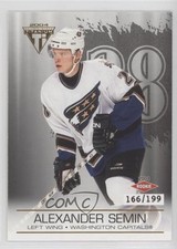 2003 Pacific Private Stock Titanium Hobby Jersey Number /199 Alexander Semin g0y