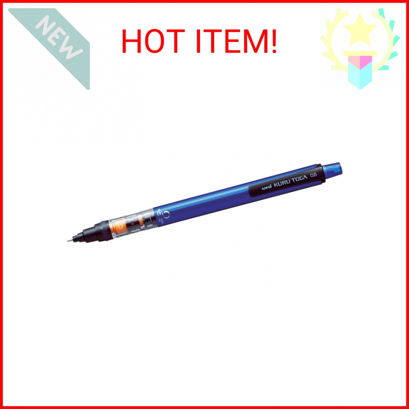 Kurutoga Pipe Slide Model 0.5mm, Blue Body (m54521p.33)