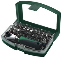 Brüder Mannesmann Bit-Satz-Box 32-Teilig In Kunststoffbox