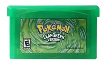 Pokemon Leaf Green Version Cartridge for Game Boy Advance GBA  Tested  Saves 