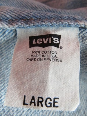 Levi's 70507 Jacke Jeansjacke Gr. L NEU! Relaxed Fit Vintage Denim Made in USA !