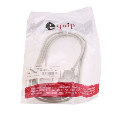 EQUIP 118100 1.8M DB9M/DB9F CABLE 5 ! NEW ! #qo