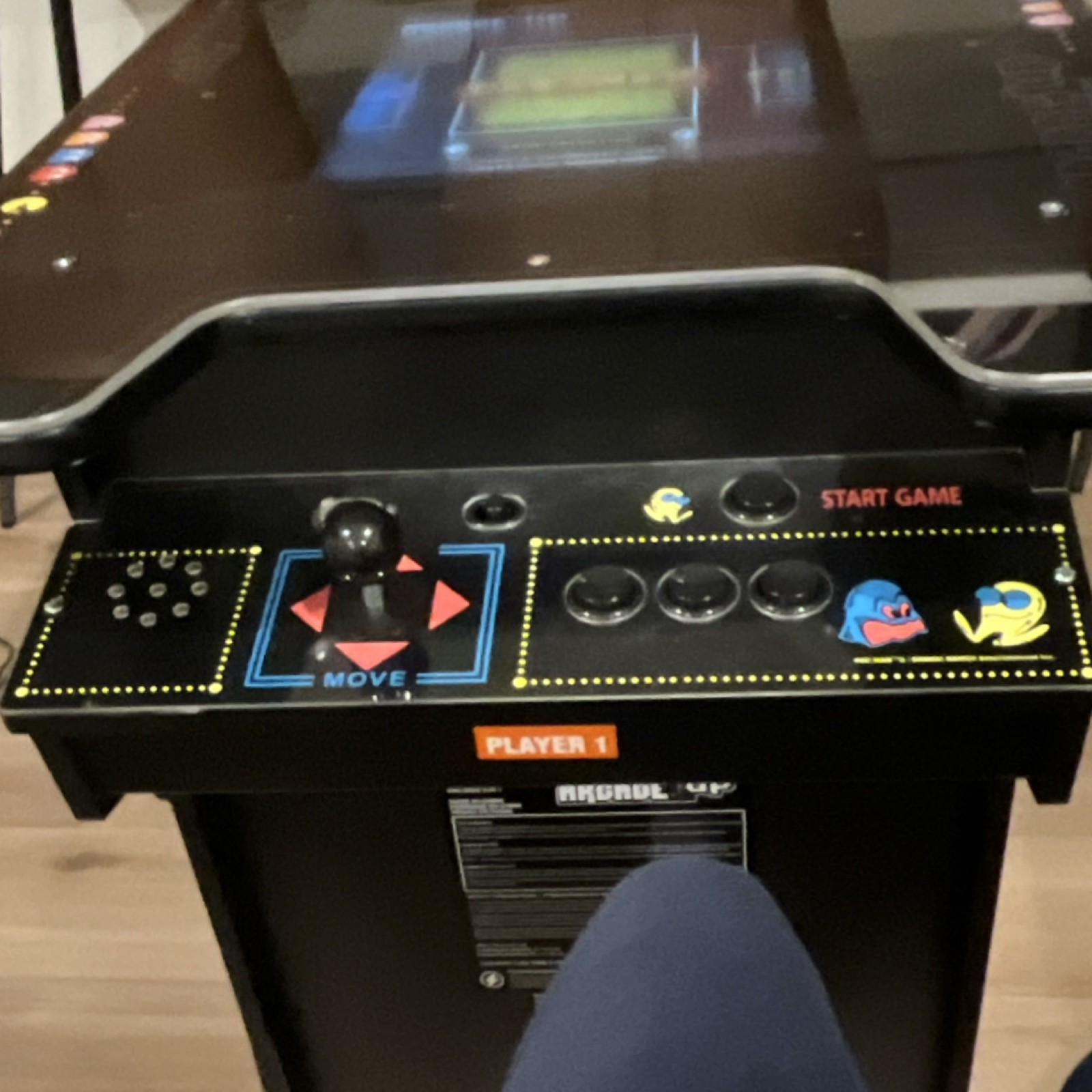 Arcade1up Pac-Man Cocktail Table Arcade Machine Reproduction | eBay