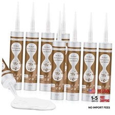 RV Silicone Sealant Self-Leveling, 8 Pack RV Roof Sealant Self-Leveling 8 Packs