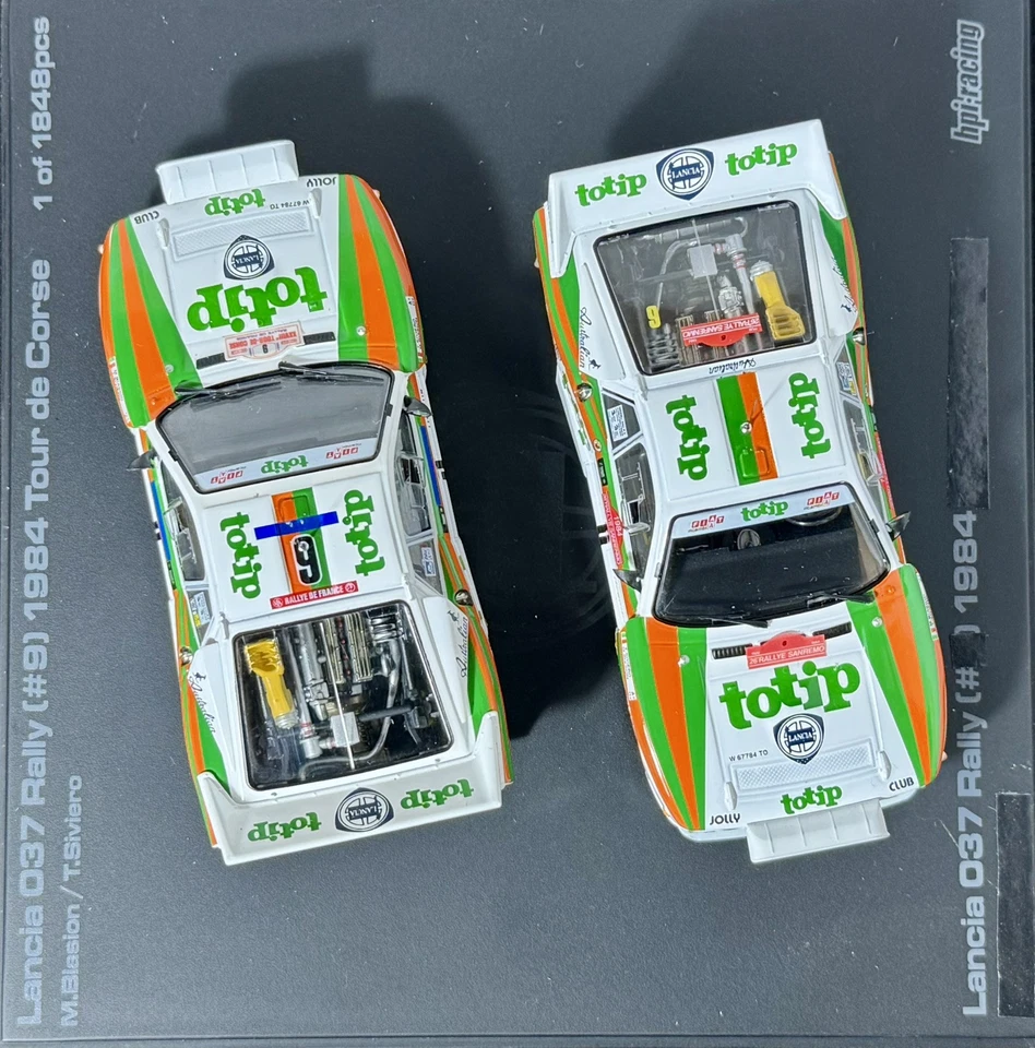 HPI-RACING 8035 959 TWIN SET LANCIA 037 BIASION TOUR DE CORSE/SANREMO 1984 1:43 - Immagine 2 di 4