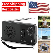 Pocket Radio with Strong Reception - Lightweight Portable for Travel