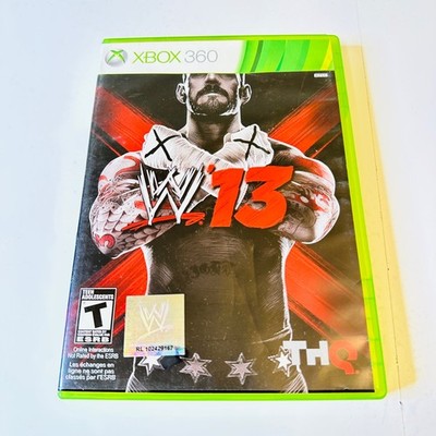 WWE WWF W'13 (XBOX 360, 2012) CIB, Complete, Disc Surface Is As New!