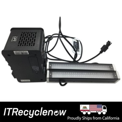 OPT Machine Vision OPT-DCA24E-4 Controller and 2 LED Lights RS232 RJ-45 100-240V