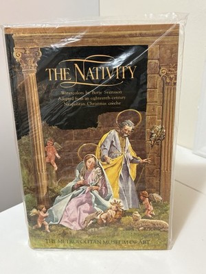 NOS Christmas THE NATIVITY Pop Up 3D Scene Book MM Of Art Collectible Sealed