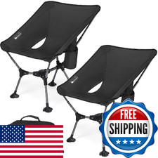 Gonex Xl Portable Camping Chair 6Th Gen Lightweight Folding Chair Anti-Sinking