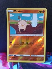 Mankey 50/111 Sm-Crimson Invasion Reverse Holo