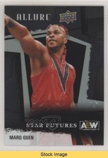 2022 Upper Deck Allure AEW Star Futures Black Rainbow Marq Quen #144 READ 19fk