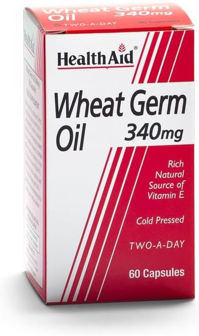 HealthAid Wheat Germ Oil 340mg 60 Capsules
