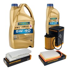 Inspektionspaket 6L RAVENOL VST 5W-40 für Citroën Berlingo Kasten 1.6 HDi 75