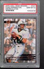 SLA214- 2000 Collector's Edge EG #101 Chad Pennington RC - PSA Gem Mint (10)
