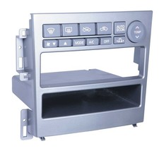 Metra 99-7605 - Single DIN Silver Stereo Dash Kit