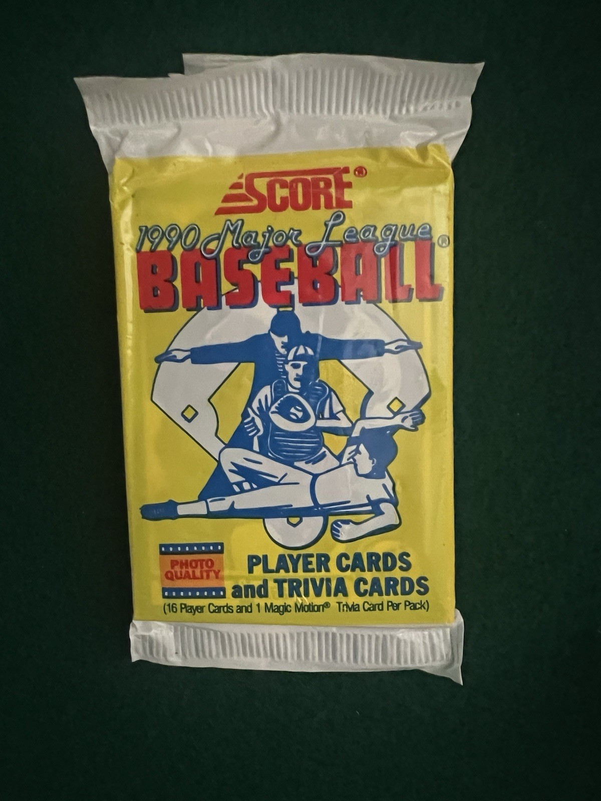 1 1990 Score Baseball Sealed/Unopened Wax Pack