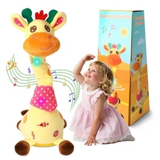 Dancing Giraffe Stuffed Animal Baby Toys Singing Song Toddlers Toy Repeats Wh...