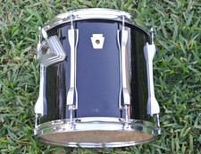    1990 LUDWIG USA 12" SUPER CLASSIC ROCK ONYX / BLACK TOM fr YOUR DRUM SET L173