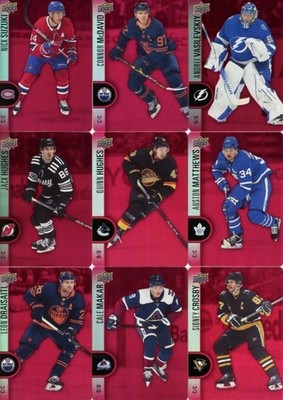 U PICK LOT 2022-23 22-23 Upper Deck UD Tim Hortons Red Die-Cut Insert card set