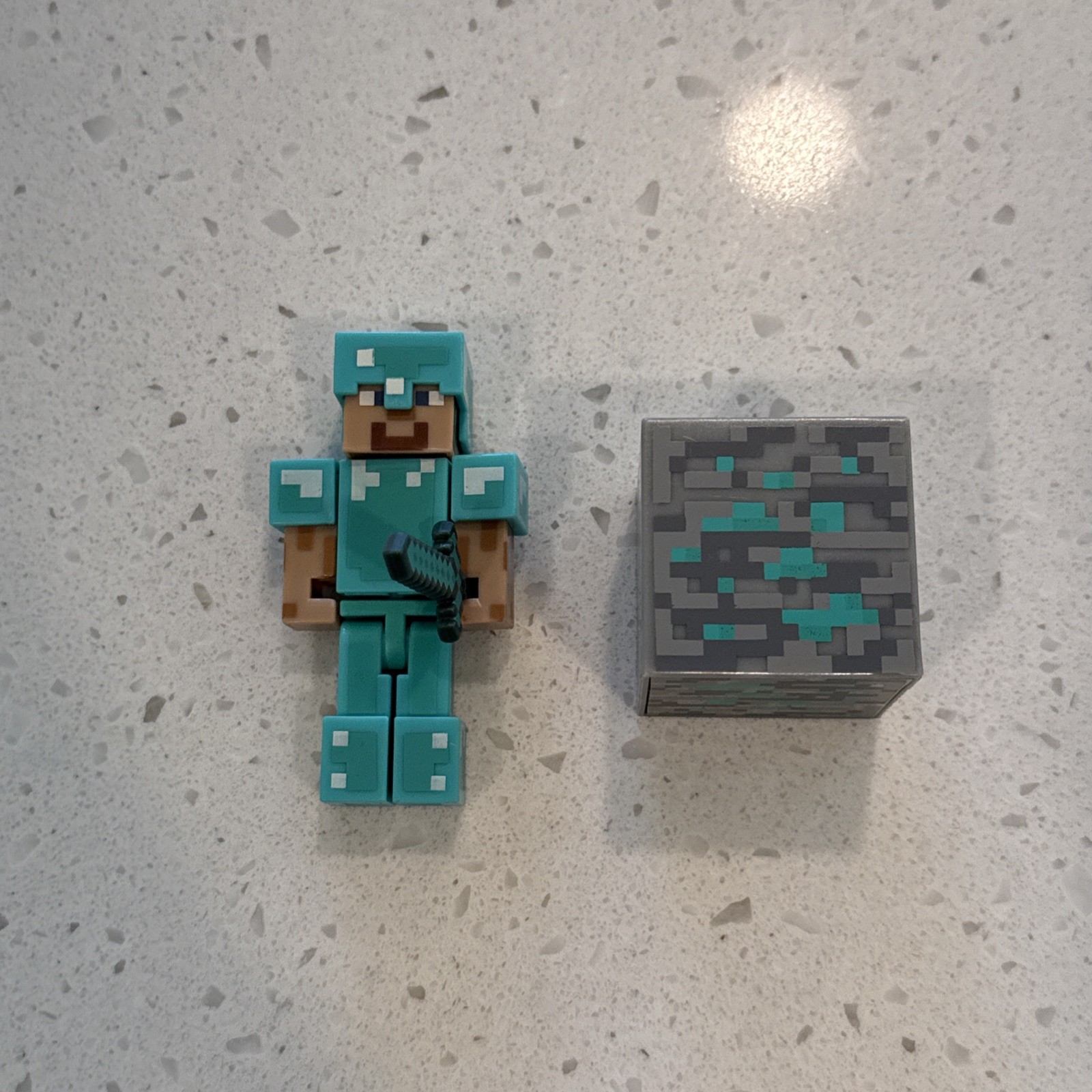 Minecraft Overworld Steve With Diamond Armor Figure Series #2 | eBay