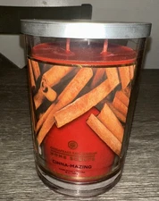 Chesapeake Bay Candle Home Scents 19 oz NEW Cinnamon-Mazing Double Wick