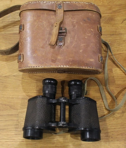 WWII WW2 Military Binoculars Prismatic No2 Case Mk I