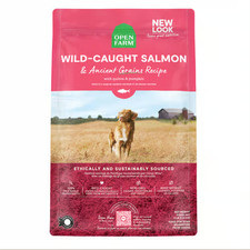 Open Farm Wild-Caught Salmon  Ancient Grains Recipe Dry Dog Food - 22 lb Bag