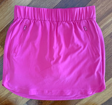 Talbots Petite Hot Pink Athletic Skort Built In Shorts Pockets Golf Tennis